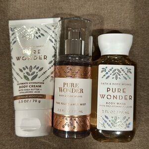 BBW 3pc Pure Wonder Travel Size